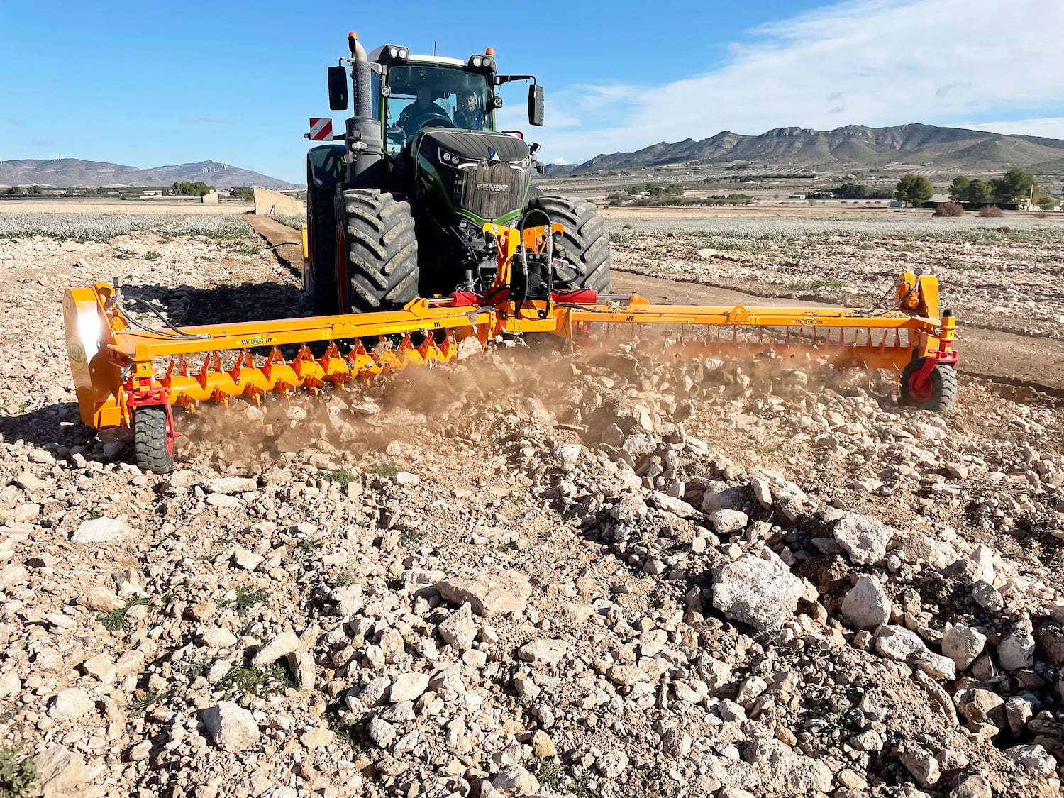 Rastrillo hilerador de piedras RF 17