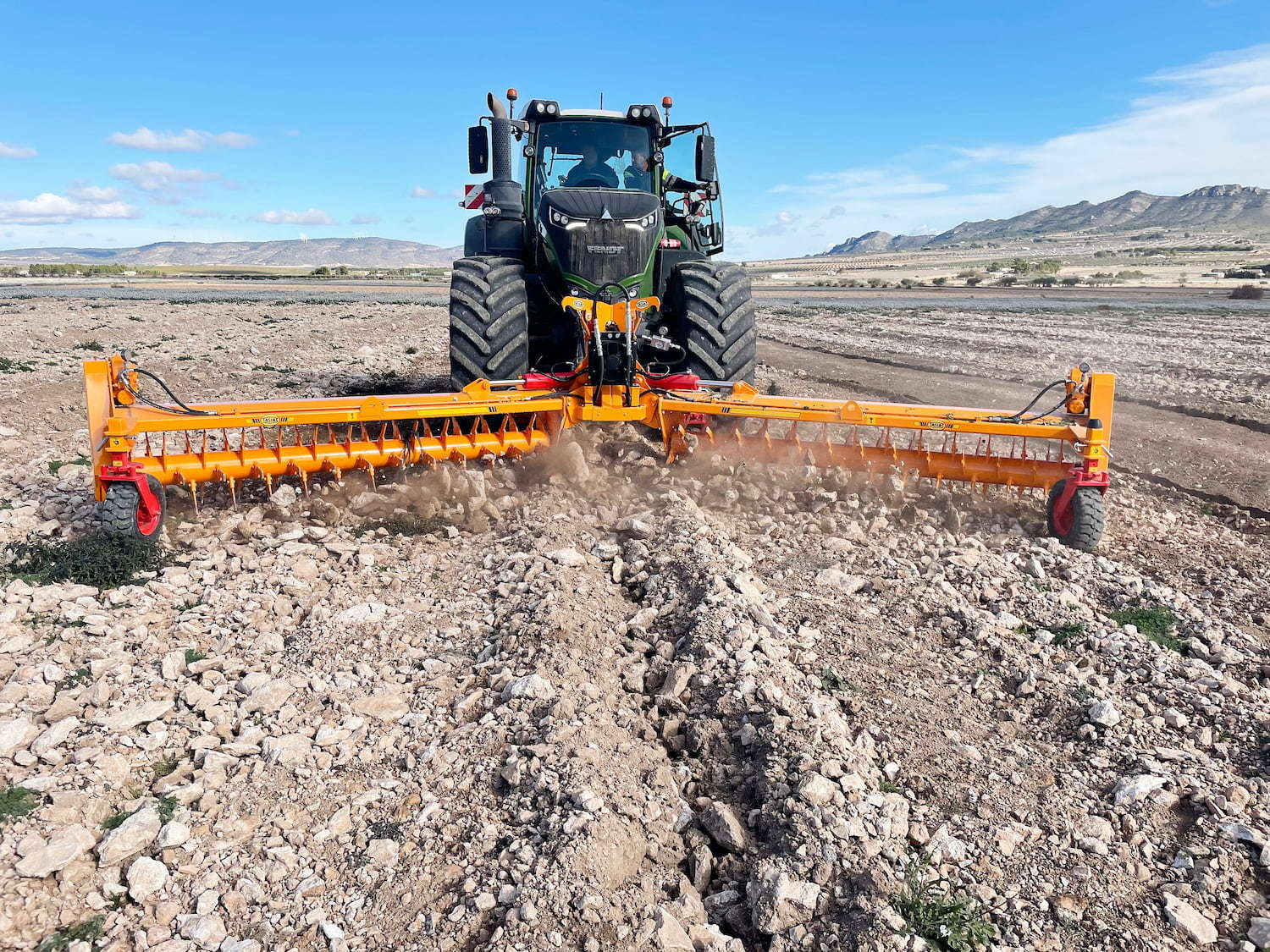 Rastrillo hilerador de piedras RF 20