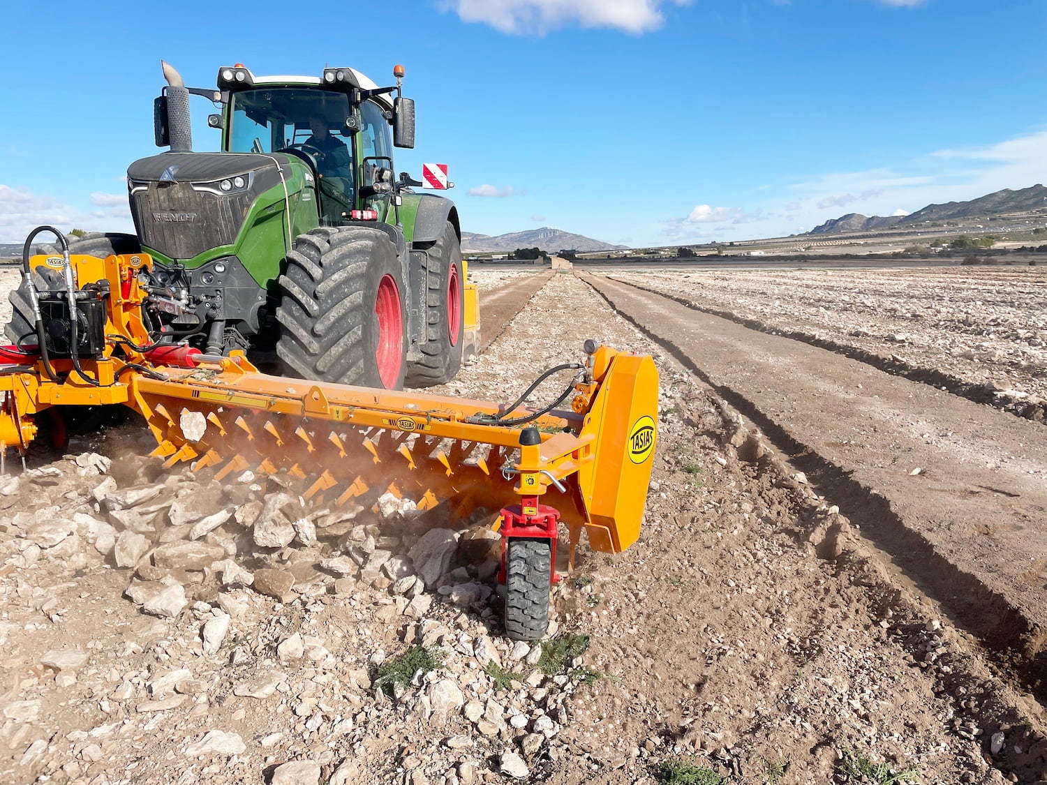 Rastrillo hilerador de piedras RF 23