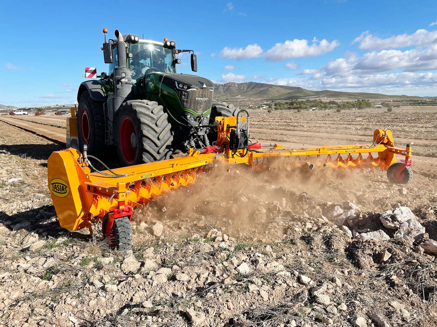 Rastrillo hilerador de piedras RF 35