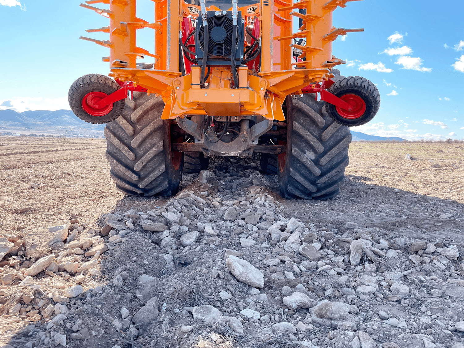 Rastrillo hilerador de piedras RF 40