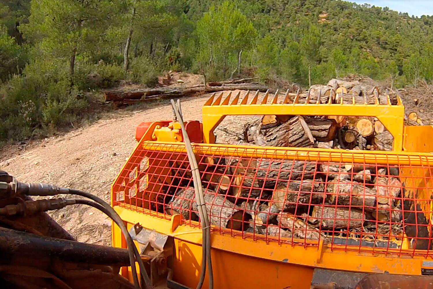 Recogedor de piedras hidráulico RH 9