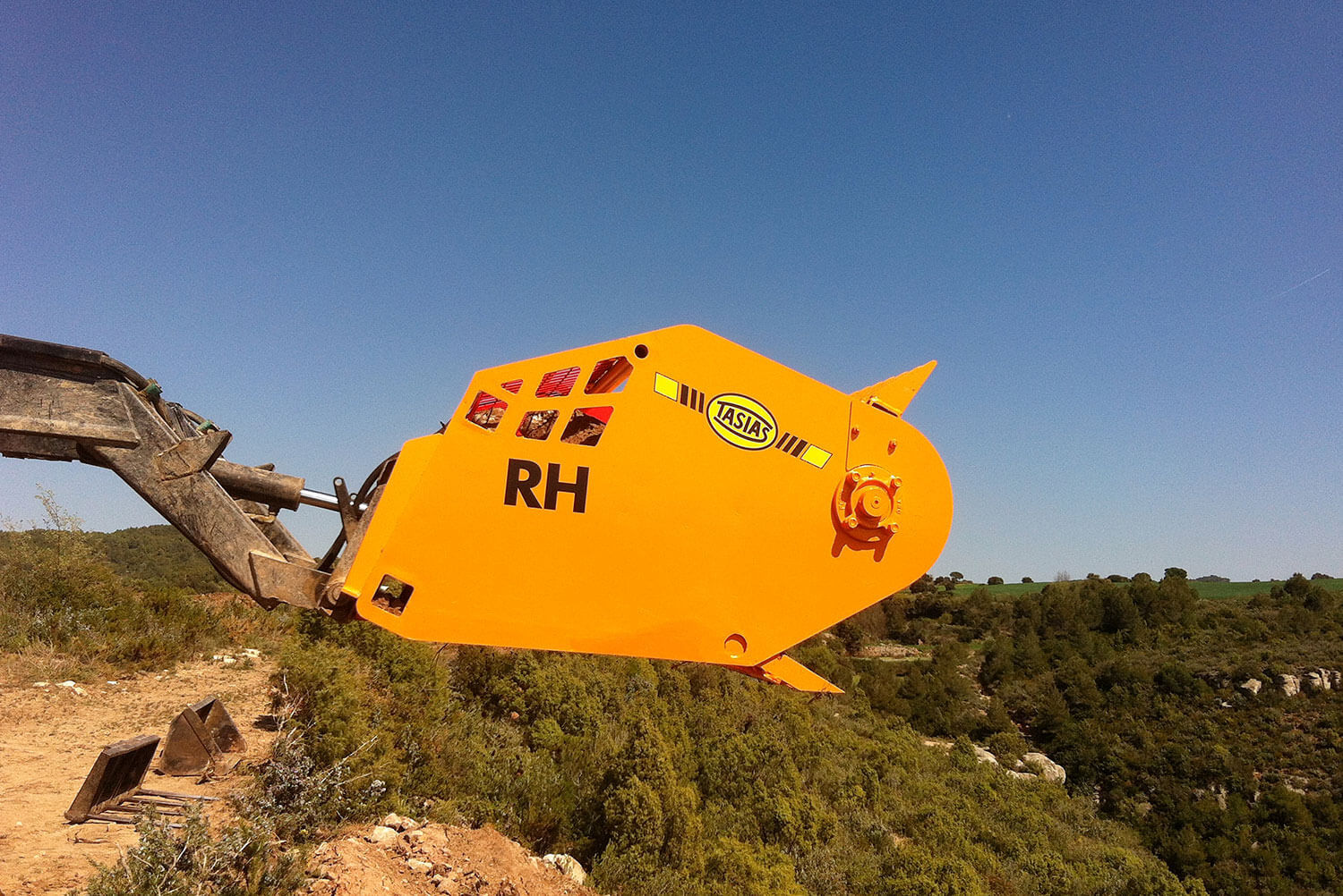 Recogedor de piedras hidráulico RH 8